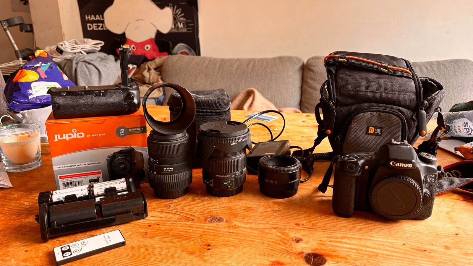 Defecte Canon EOS 70d complete set, Ophalen, Gebruikt, Canon, Overige typen