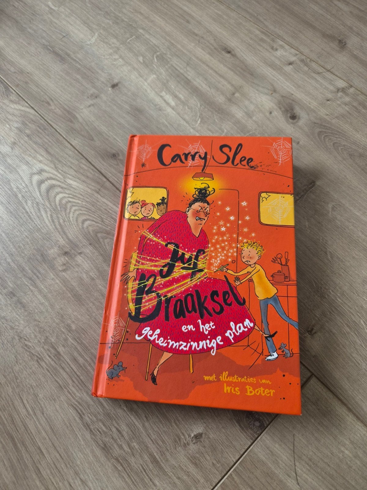 Carry Slee - Juf Braaksel en het geheimzinnige plan, Boeken, Ophalen of Verzenden, Zo goed als nieuw, Carry Slee, Fictie