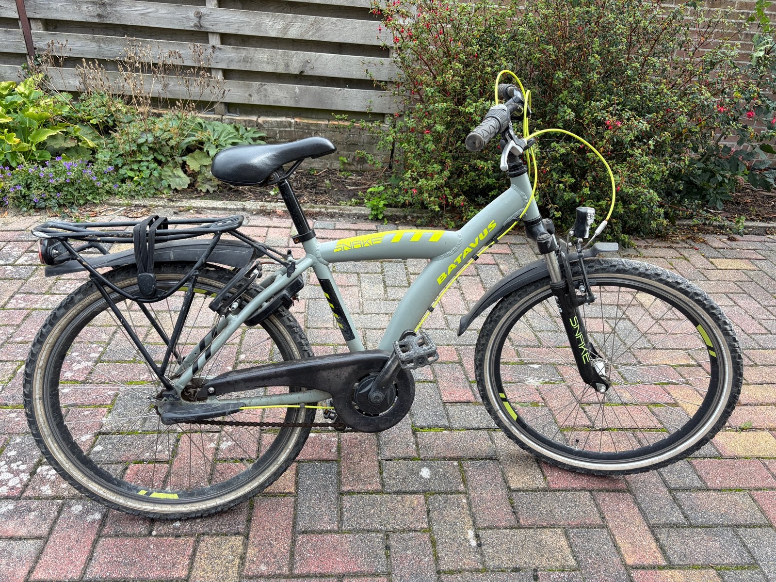Batavus Snake 24 inch kinderfiets- recent onderhoud, Ophalen, Gebruikt, Velgrem, 20 inch of meer