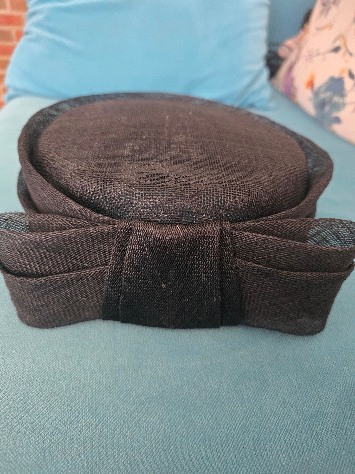 Elegante zwarte fascinator van Favorite-Modell, Hoed, Zo goed als nieuw, Favorite-Modell, One size fits all