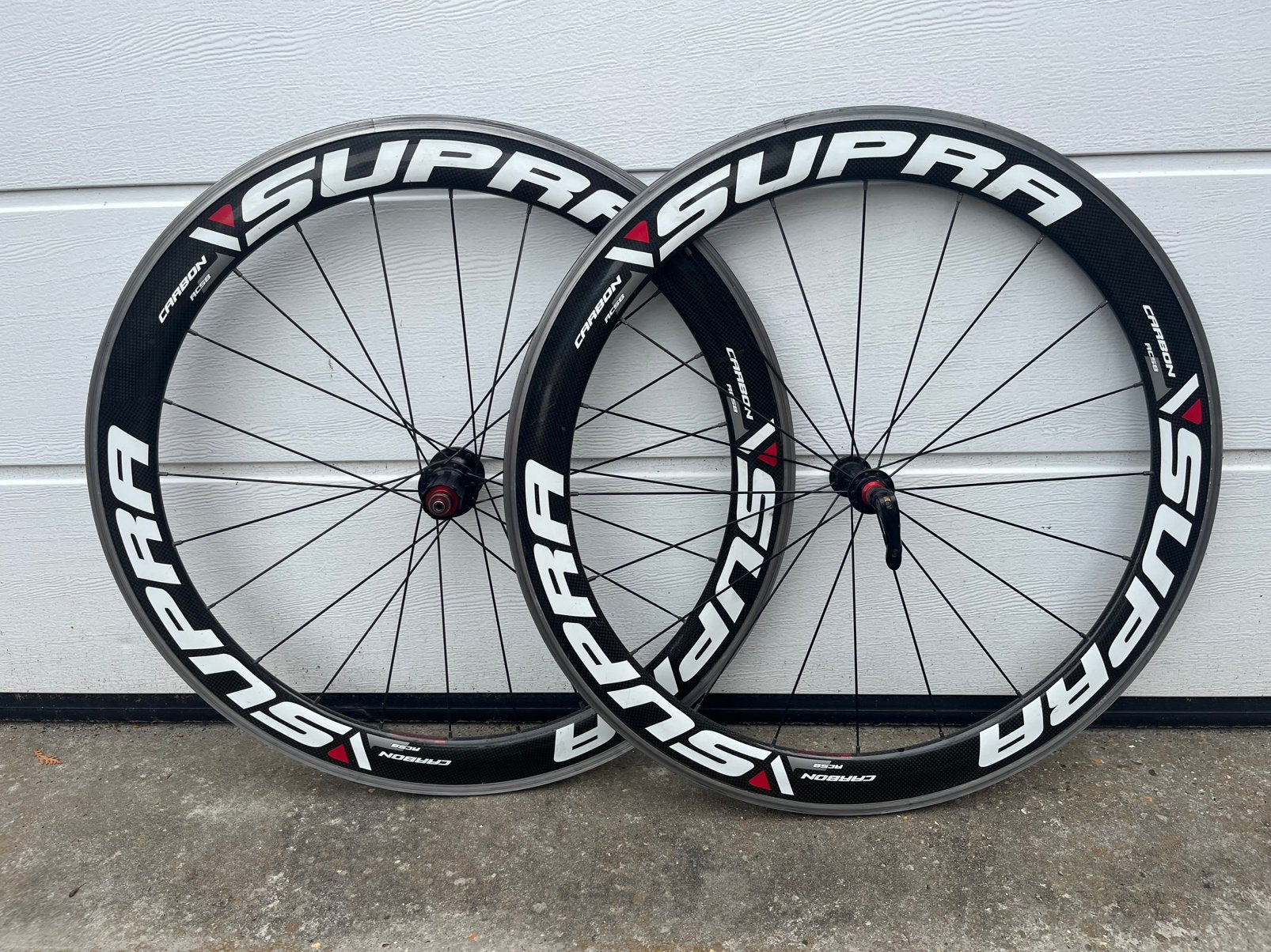Supra RC58 carbon wielset, Fietsen en Brommers, Fietsonderdelen, Zo goed als nieuw, Racefiets, Carbon, Ophalen