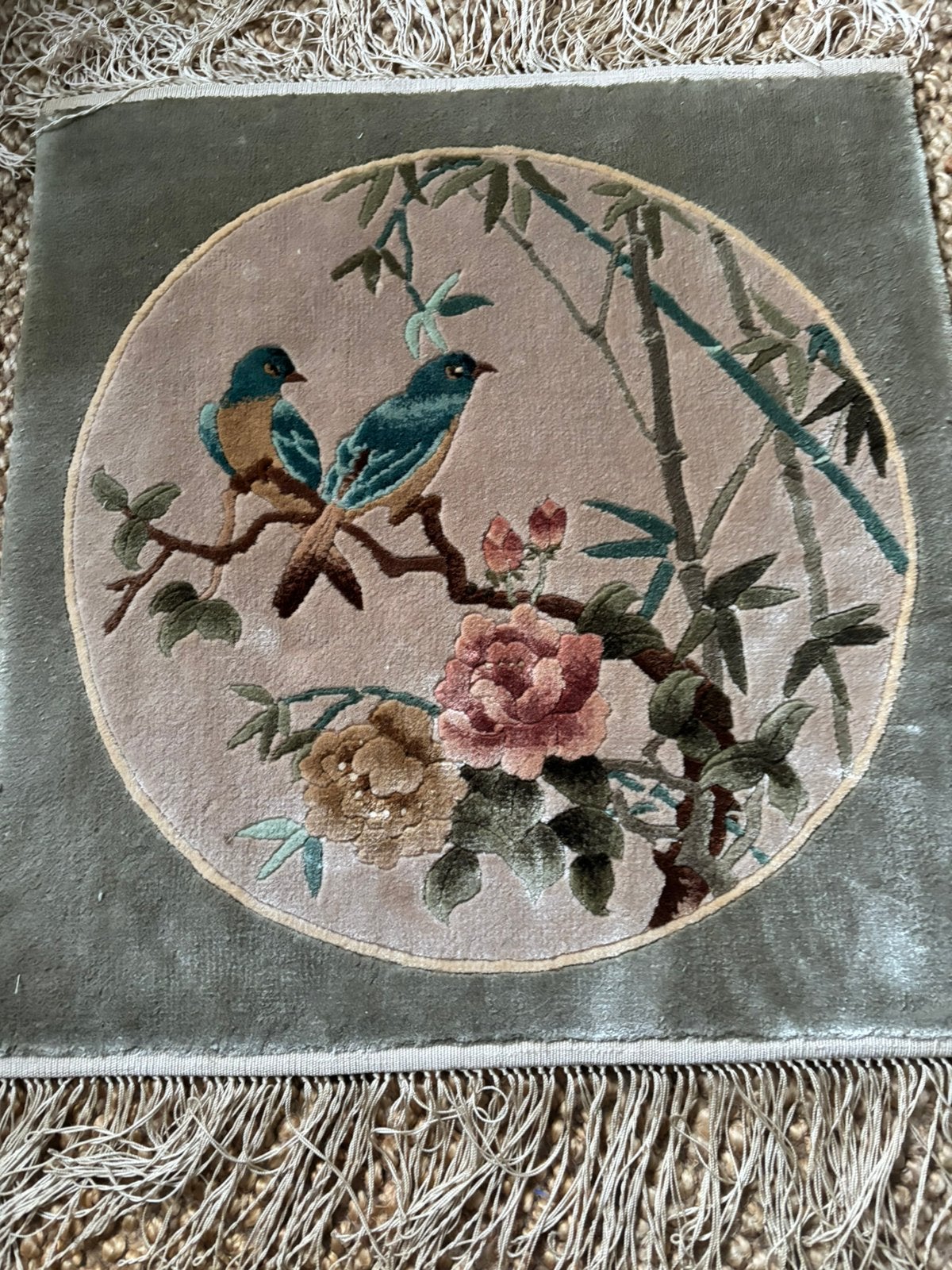 Sier kleedje echt apart kleedje  nu voor 35 euro, Minder dan 50 cm, 50 tot 100 cm, Vogels, Vierkant