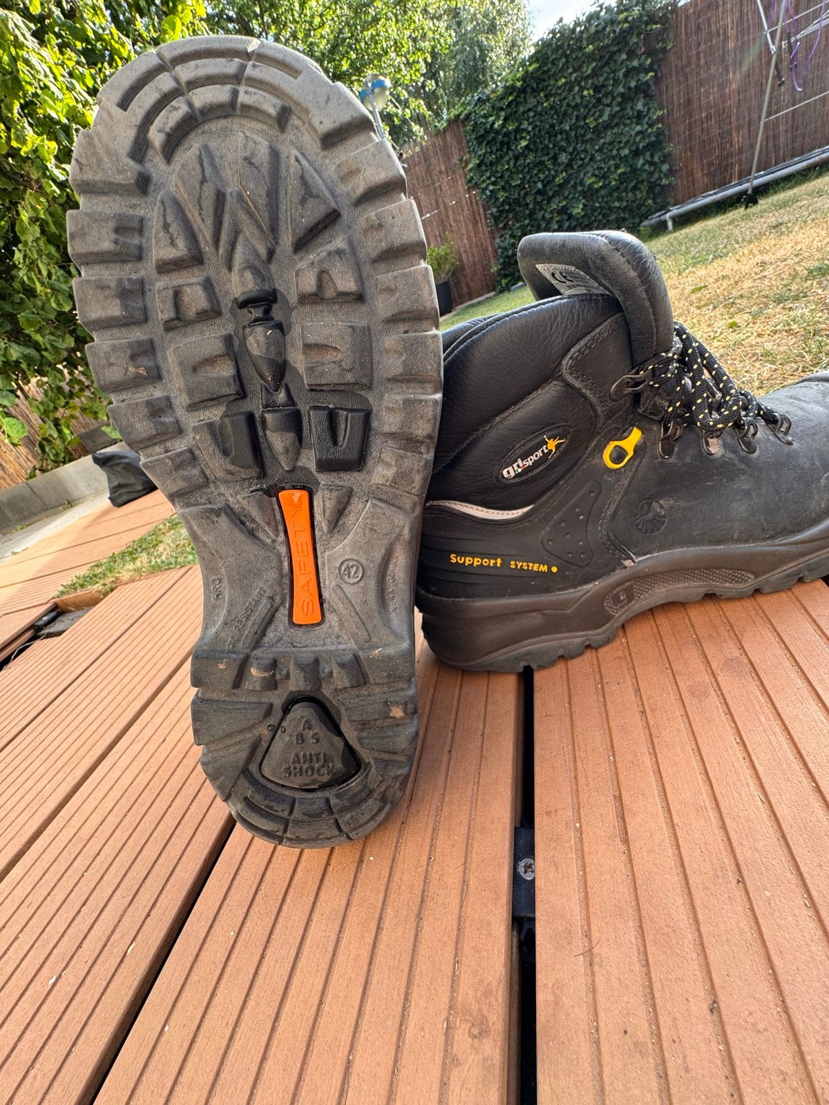 GriSport werkschoenen maat 42 - amper gebruikt, Ophalen of Verzenden, Zo goed als nieuw, Heren, Schoenen