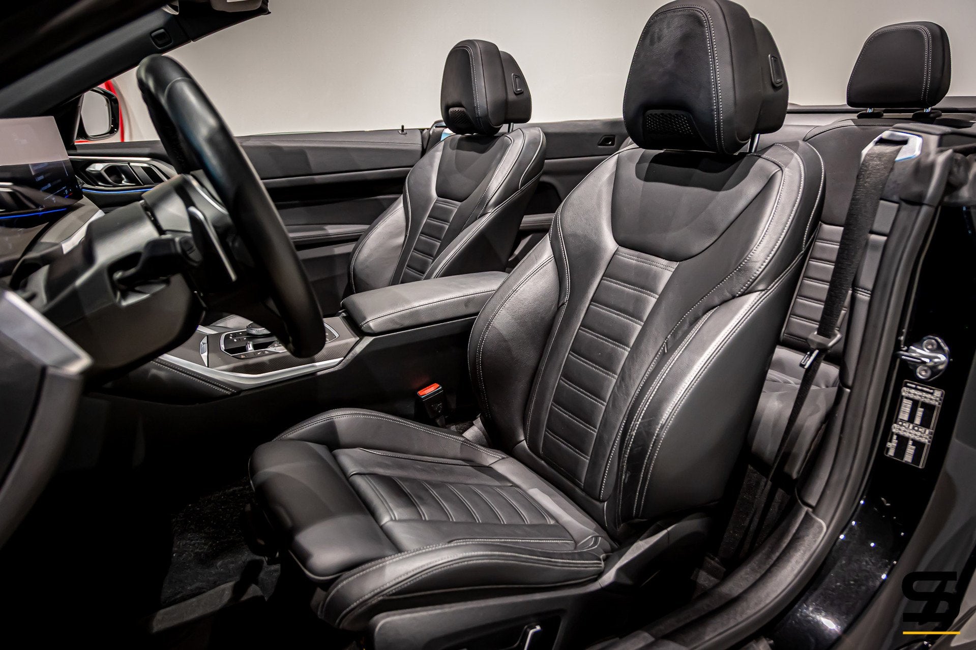 BMW 4-serie Cabrio 420i High Executive|M-sport|E-stoel|Cam, Auto's, Automaat, 1998 cc, Zwart, Cabriolet
