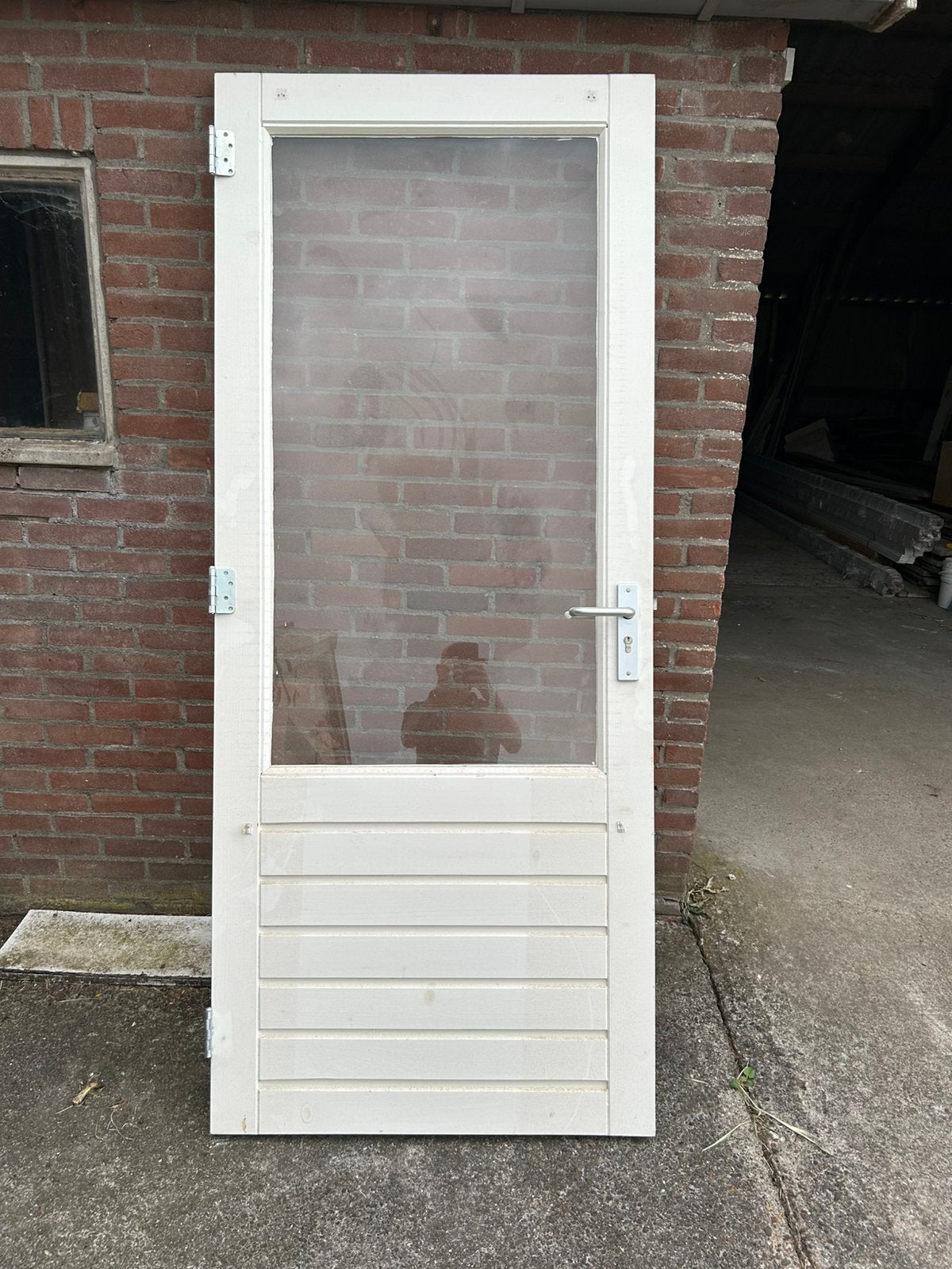Stapeldorpeldeur, Ophalen, Zo goed als nieuw, Binnendeur, 200 tot 215 cm