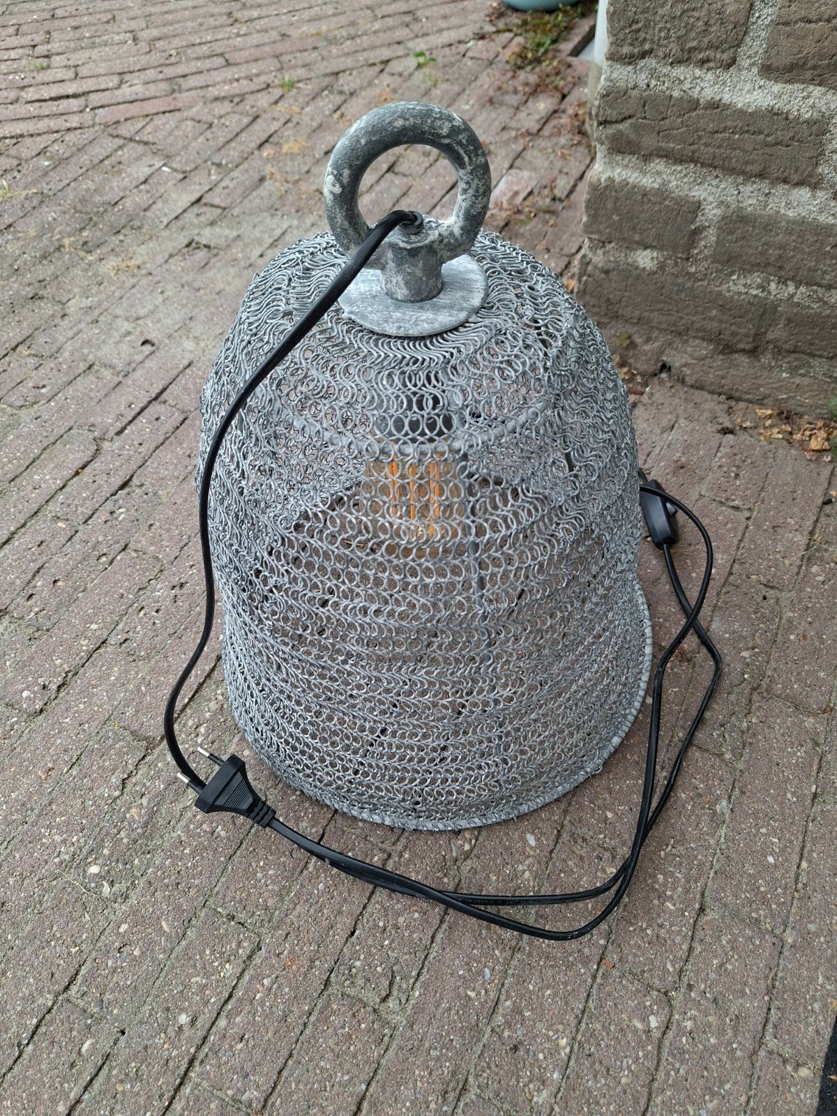 Hanglamp, Ophalen, Gebruikt, Metaal, E27 (groot)
