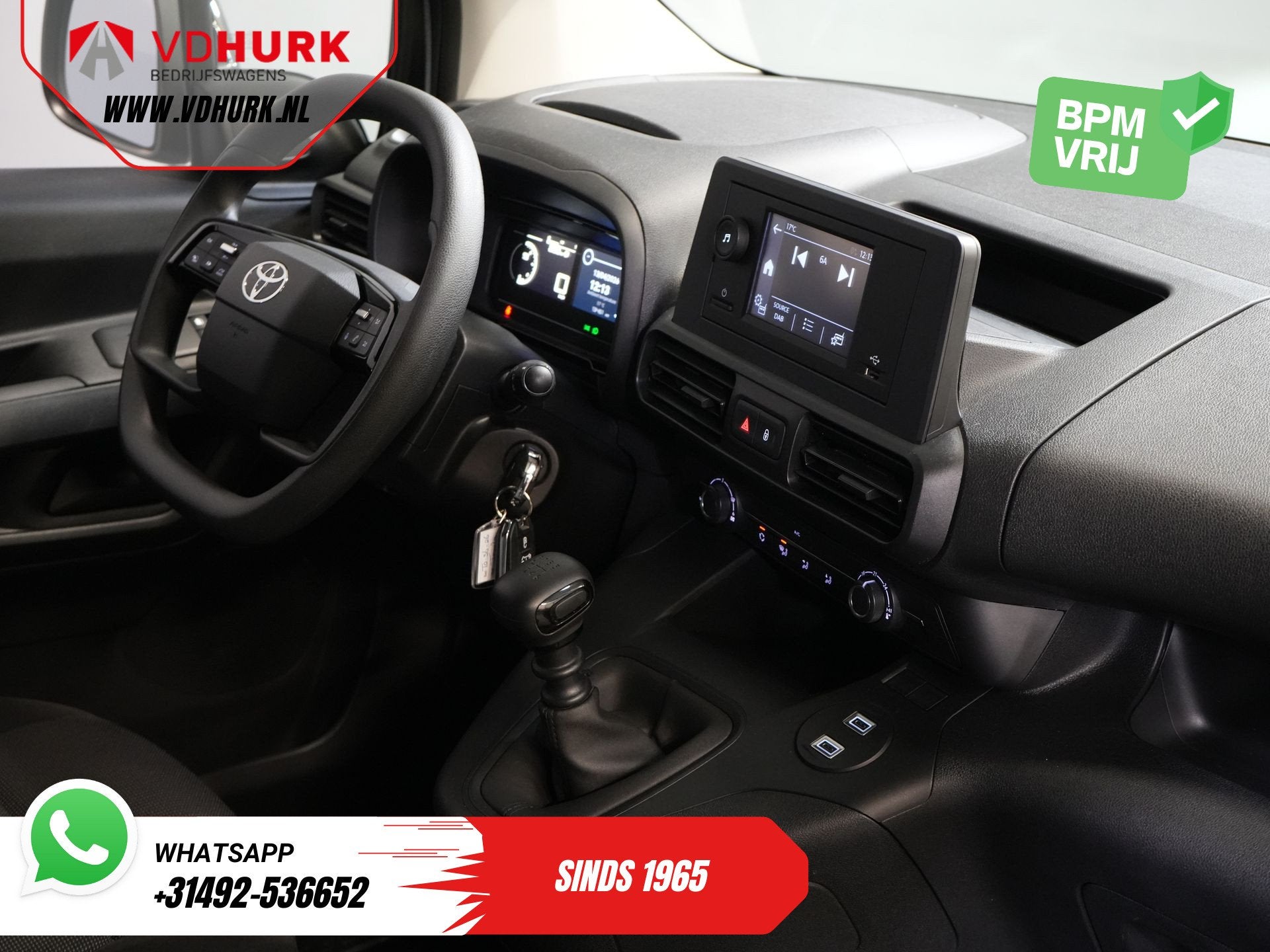 Toyota PROACE CITY 1.5 LED/ Virtual Cockpit/ DAB/ PDC/ Cruis, Voorwielaandrijving, Stof, Gebruikt, 4 cilinders