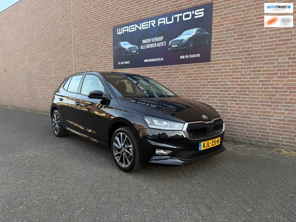 Skoda FABIA 1.0 TSI Business Edition Digitaal dashboard Acht, Auto's, Skoda, Stof, Gebruikt, 116 pk, Zwart