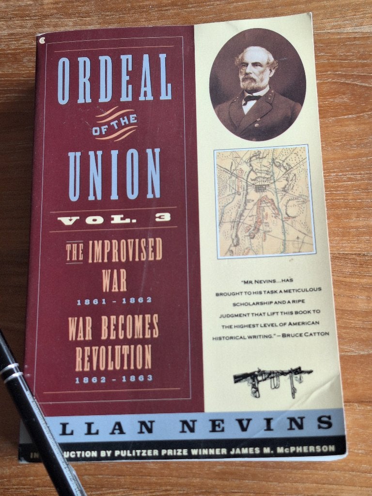 Ordeal of the Union Vol. 3: The Improvised War 1861-1862, Ophalen of Verzenden, 1945 tot heden, Overige onderwerpen, Gelezen
