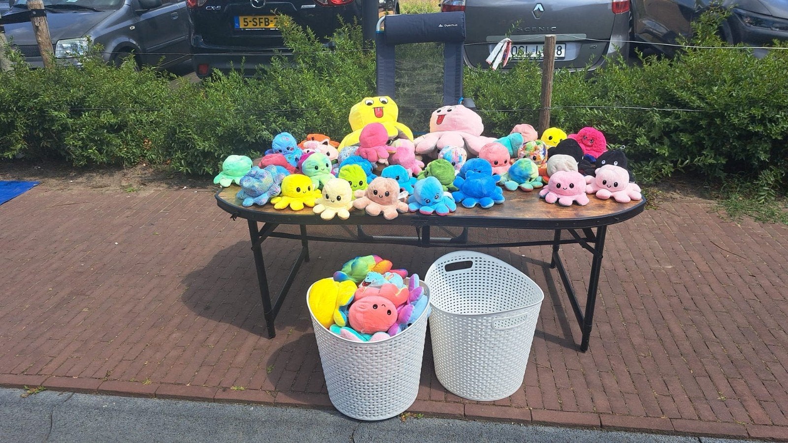 Partij van 50 Octopus Mood Knuffels - ZGAN en Nieuwstaat, Kinderen en Baby's, Speelgoed | Knuffels en Pluche, Ophalen, Overige karakters