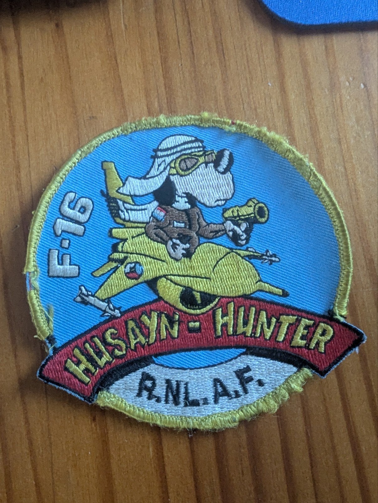 F-16 Husayn-Hunter R.N.L.A.F. Patch, Verzenden, Gebruikt, Overige typen