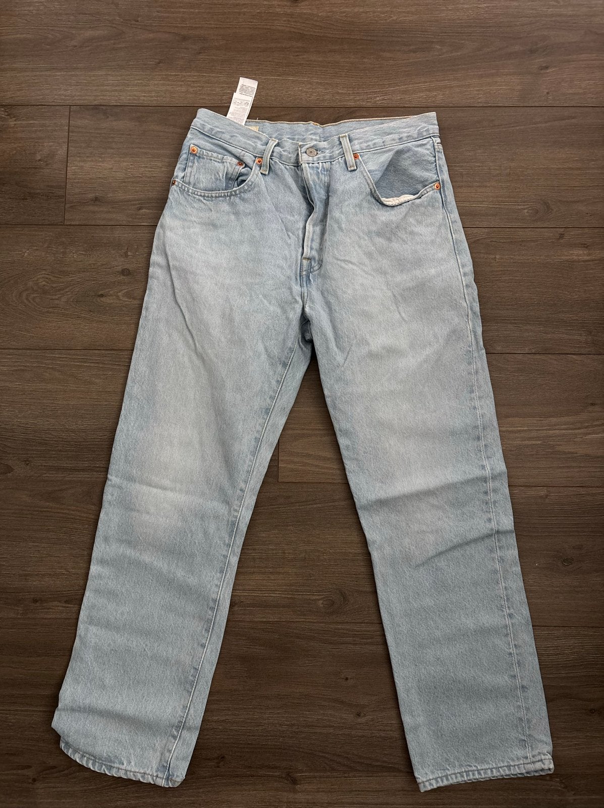 Nieuwe Lichtblauwe Levi's 501 Jeans - W30/L28, Ophalen of Verzenden, Nieuw, Blauw, W30 - W32 (confectie 38/40)