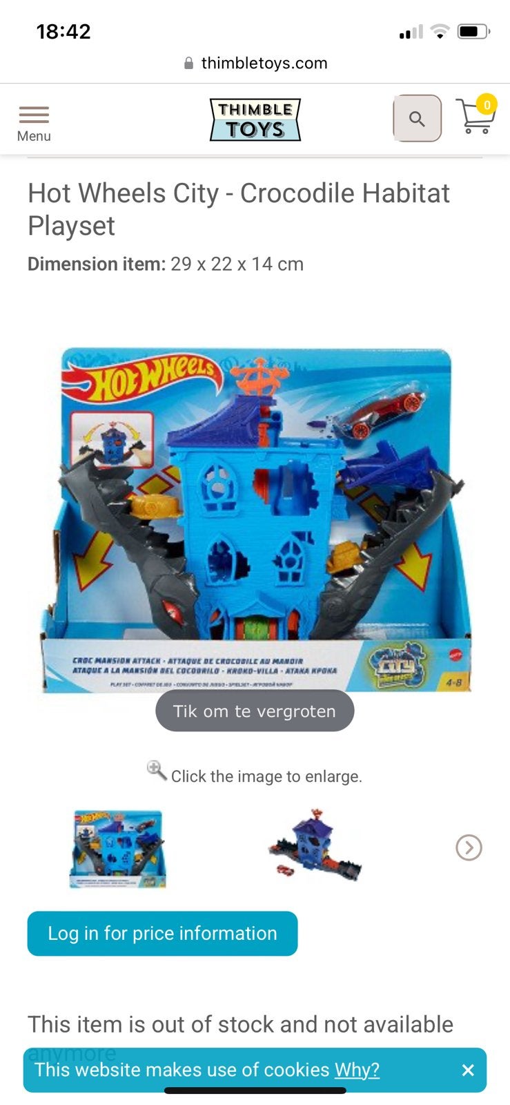 Hot wheels city krokodil, Ophalen of Verzenden, Zo goed als nieuw, Handmatig, Hot Wheels
