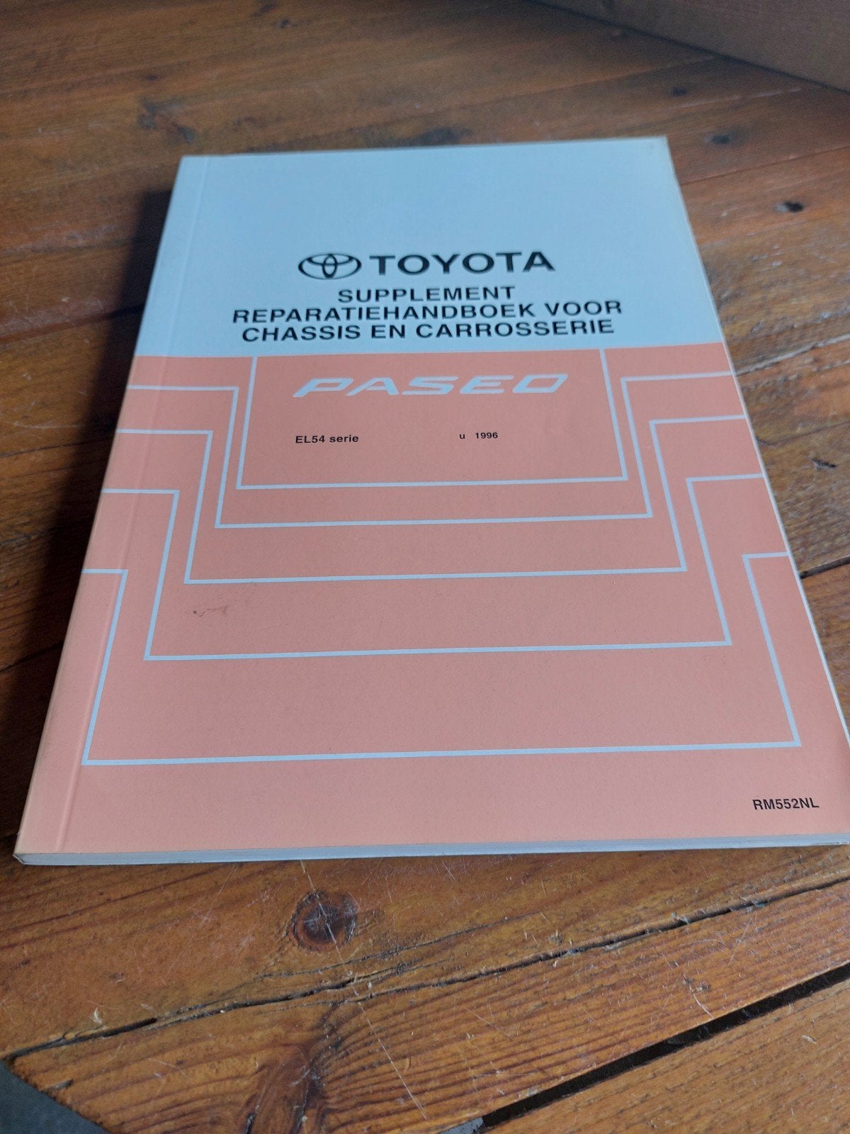 REPARATIEHANDBOEK CHASSIS EN CARROSSERIE TOYOTA PASEO EL54, Ophalen of Verzenden