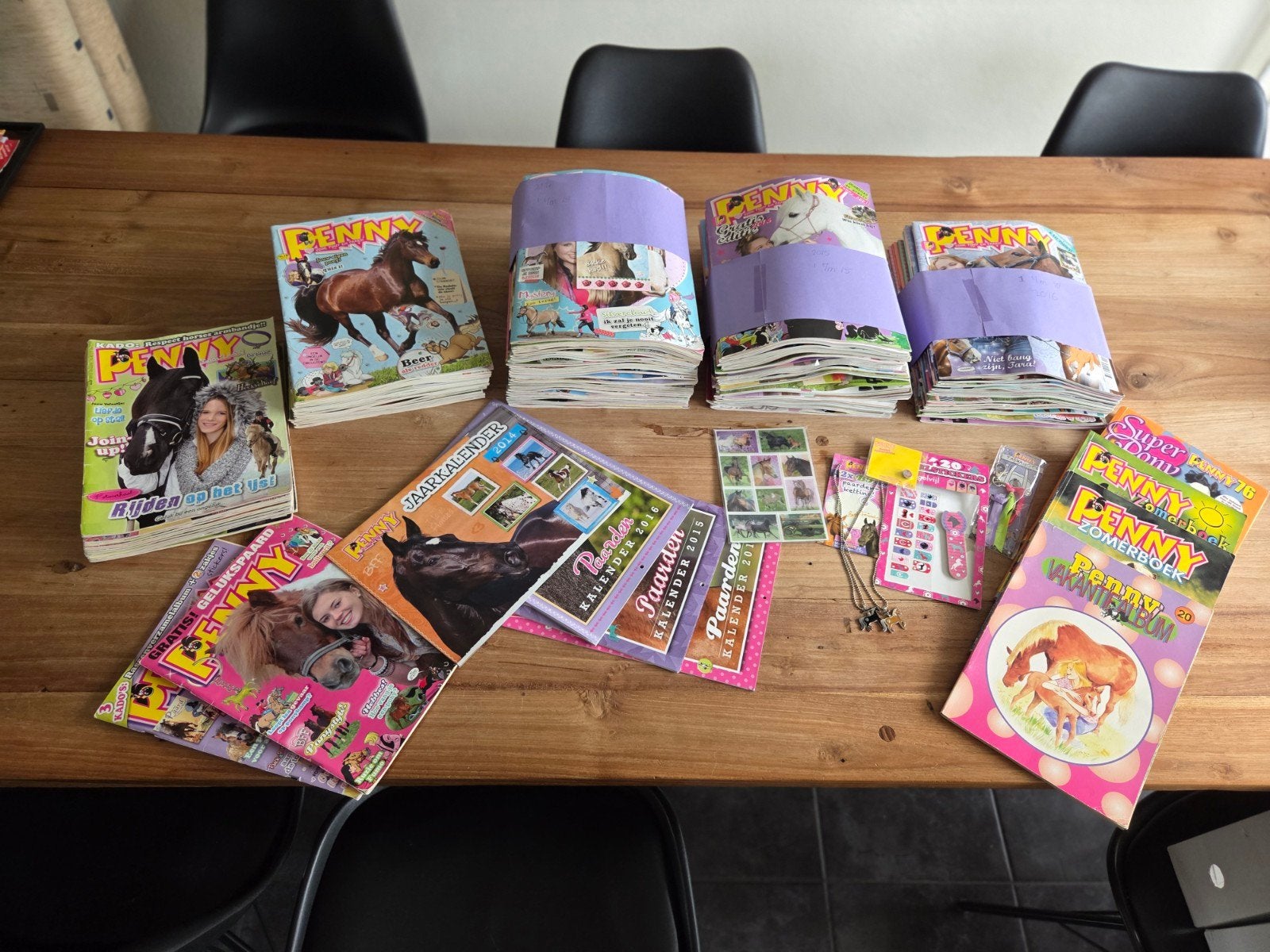 Grote partij Penny tijdschriften + extra's, Ophalen, Gelezen, Overige typen