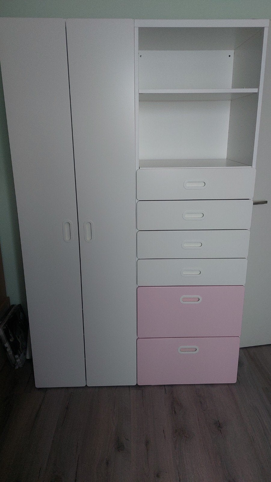 Ikea kledingkast Stuva/Fritids, Kinderen en Baby's, Kinderkamer | Commodes en Kasten, Ophalen, Kast, 50 tot 70 cm, 105 cm of meer