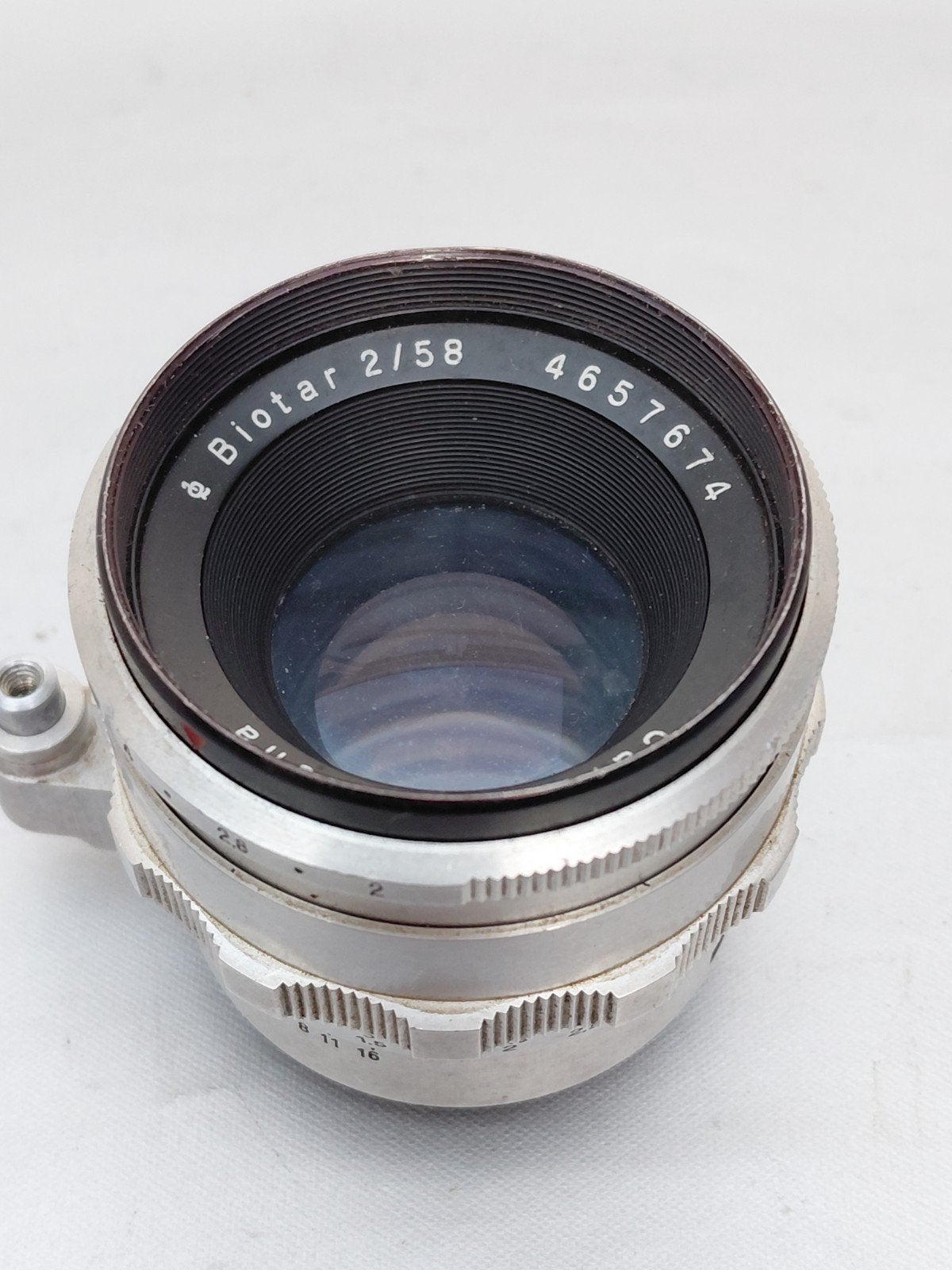 Zeiss Biotar 2/58mm, Ophalen of Verzenden, Lens of Lenzen
