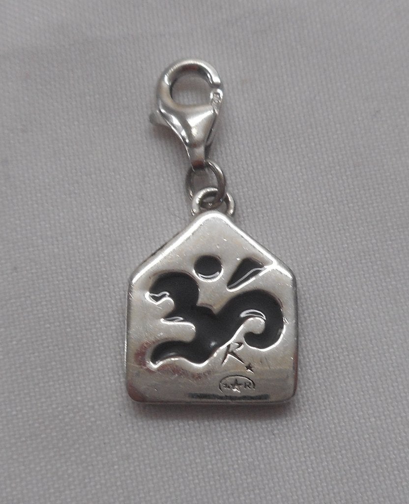 Zilveren afneembare Charm bedel met Ohm symbool nr.379, Overige merken, Verzenden, Zo goed als nieuw, 1 bedel