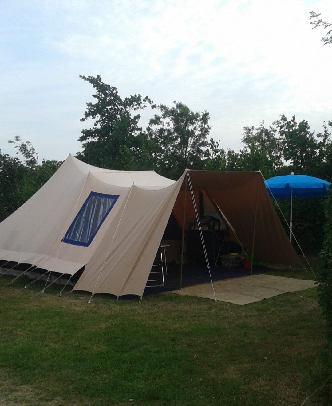vrijbuiter tent 4 pers. sperwer met luifel., Ophalen, Gebruikt, Tot en met 4