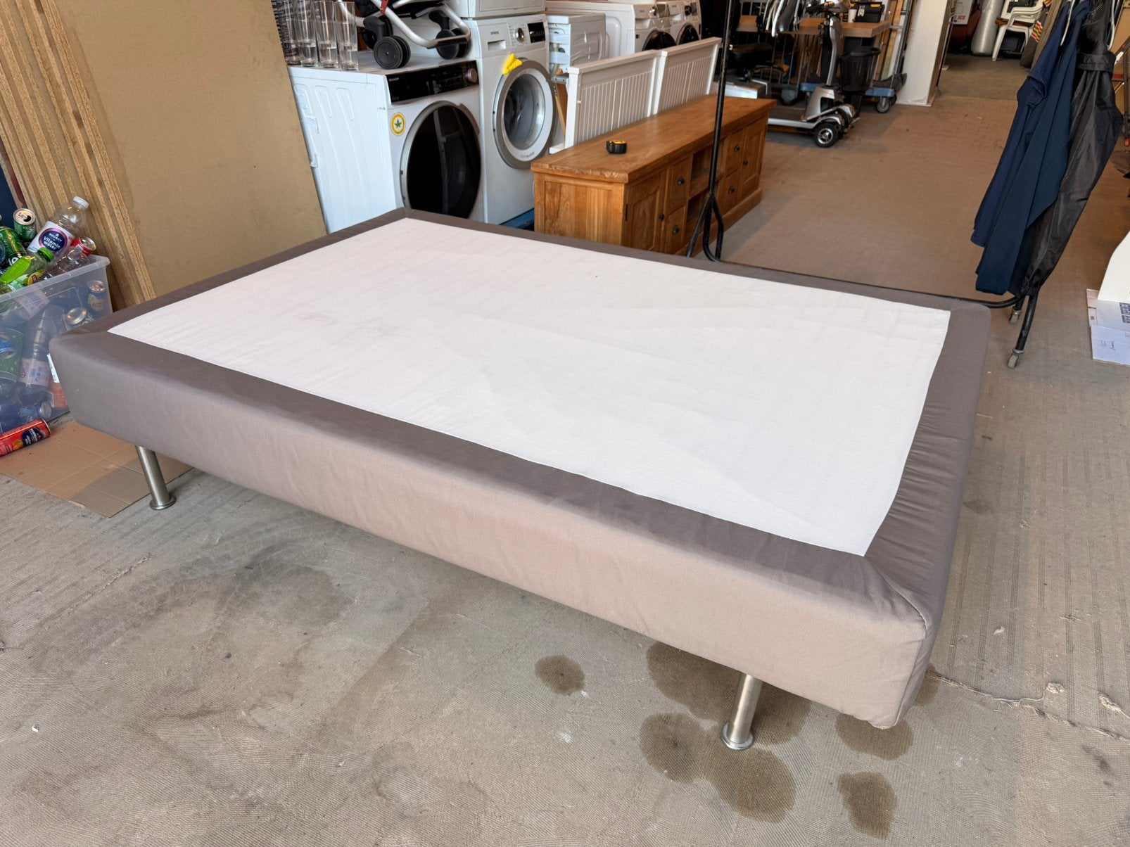 Ikea Engerdal bedbodem boxspring 140 x 200, Ophalen, Tweepersoons, Ikea Engerdal boxspring, 140 cm