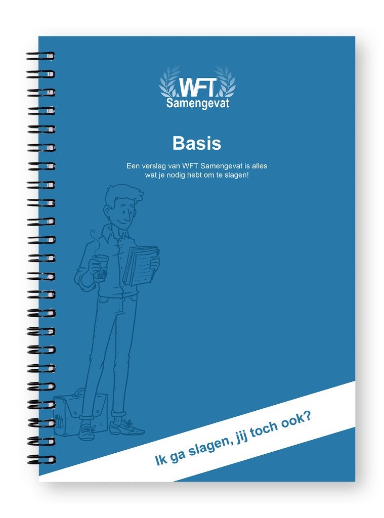 WFT Basis | Lesboek + oefenvragen, Verzenden, Beta, Nieuw, MBO