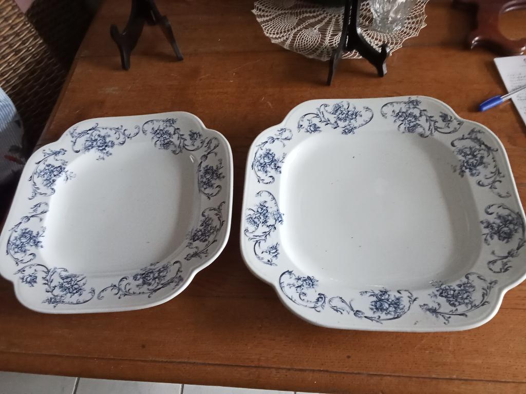 2 serveerschalel van Regout serie ORTUS uit eind 1800, Ophalen of Verzenden
