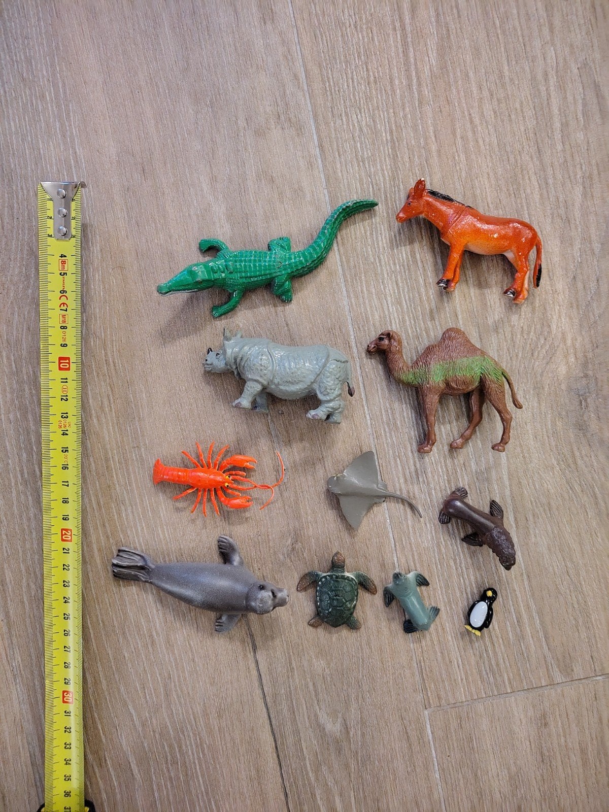 Set van diverse plastic dierenfiguren, Ophalen of Verzenden, Gebruikt