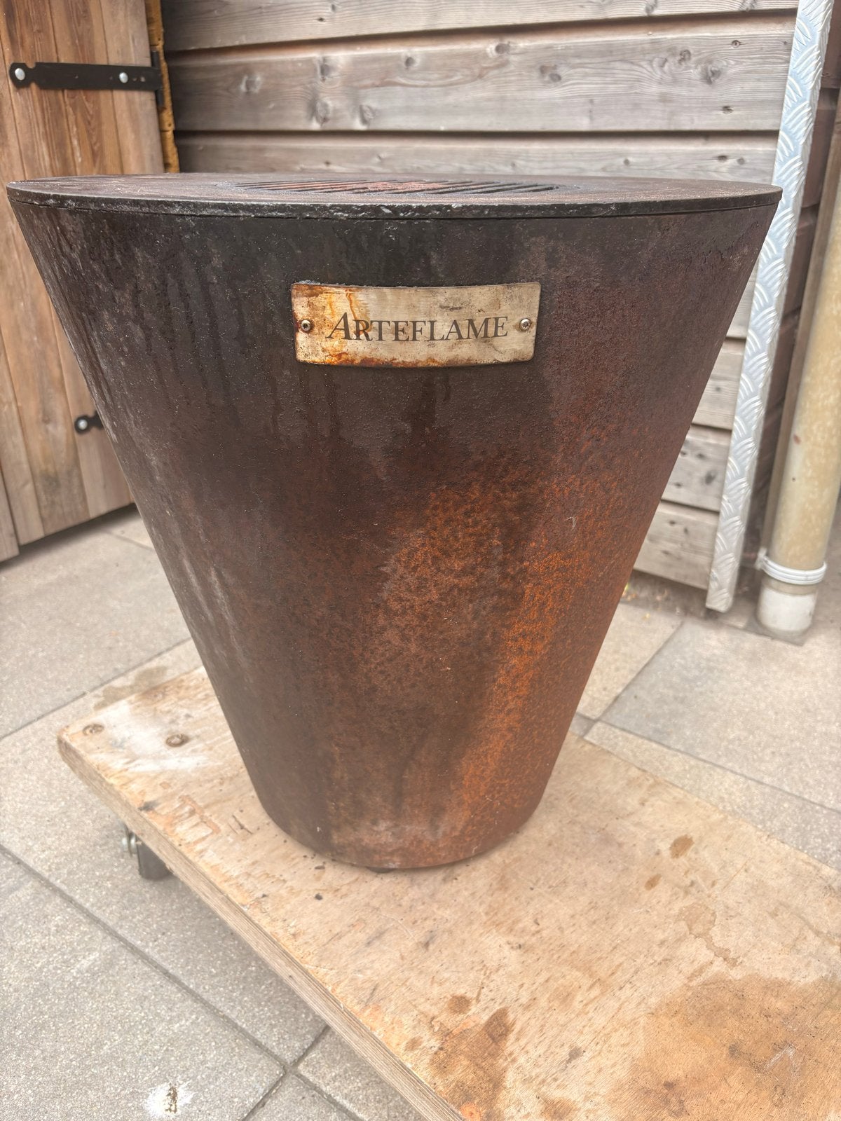 Arteflame BBQ/Vuurton / Vuurkorf - Gebruikt, Tuin en Terras, Houtskoolbarbecues, Ophalen, Gebruikt