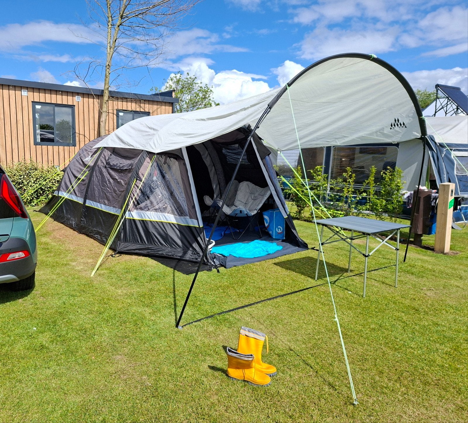 Obelink Summer 4 XL Easy Air CoolDark tunneltent, Ophalen, Zo goed als nieuw, Tot en met 4