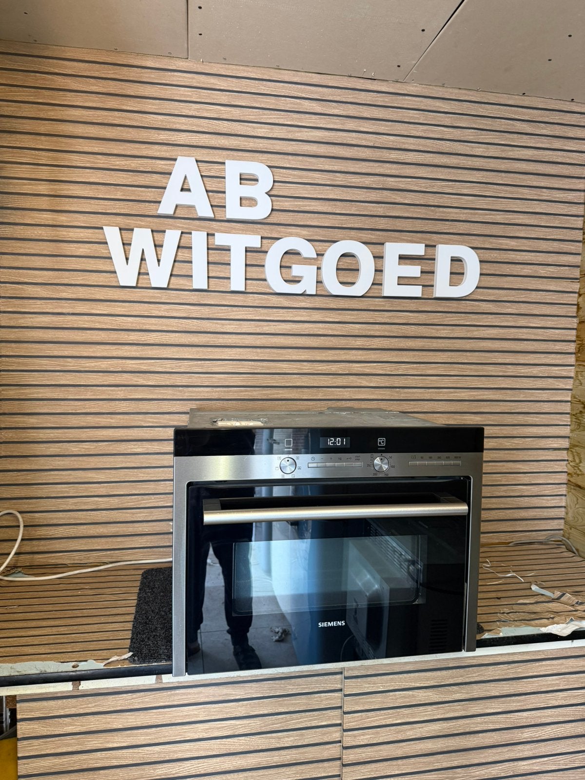 Siemens Combi Oven/Magnetron 45x60 cm, Ophalen, Zo goed als nieuw