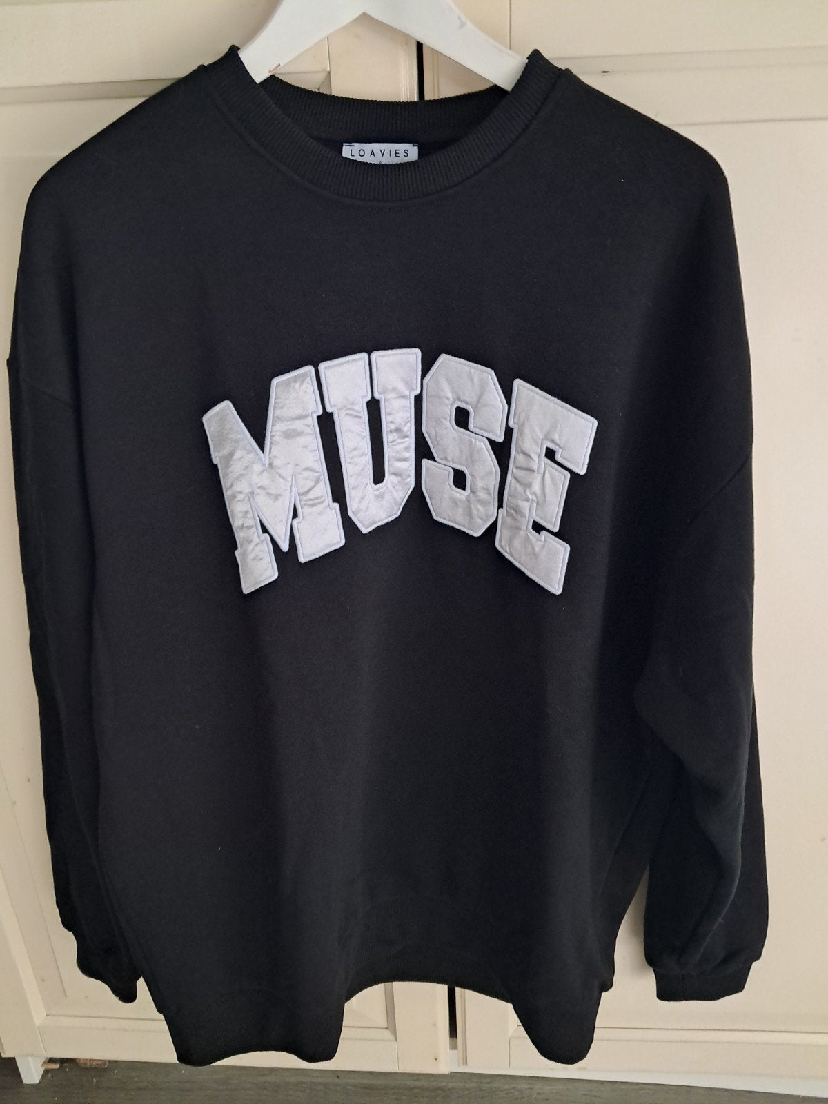 Loavies 'MUSE' sweater - Maat Small/Medium, Zwart, Ophalen of Verzenden, Maat 36 (S), Loavies