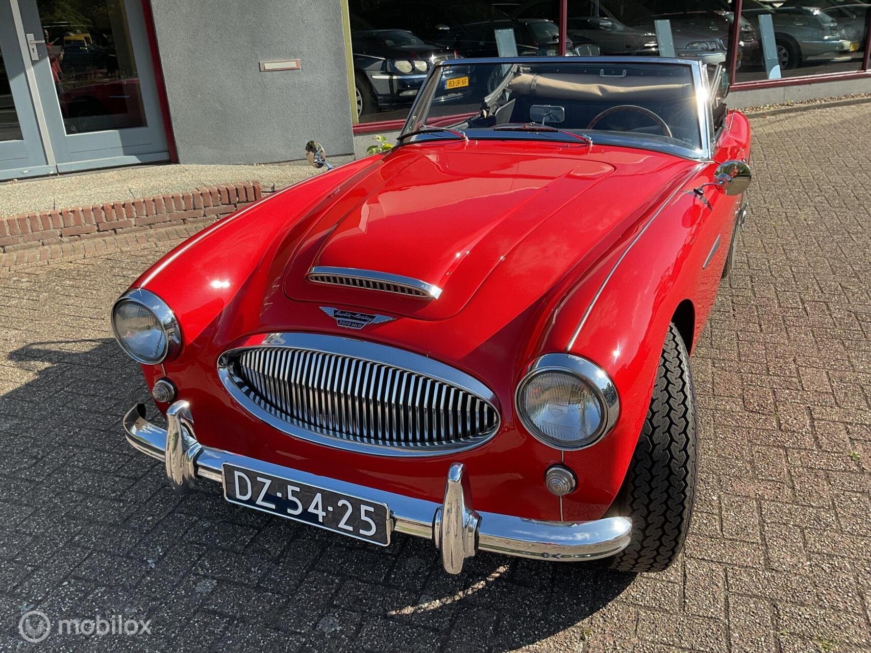 Austin Healey MK II HB J7L Top Conditie, Lederen bekleding, Achterwielaandrijving, Gebruikt, Overige carrosserieën