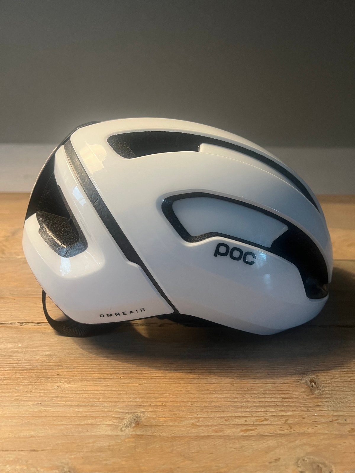 POC Omne Air Mips Fietshelm - Maat M, Wit/Zwart, Ophalen of Verzenden, Zo goed als nieuw, M, Heer of Dame