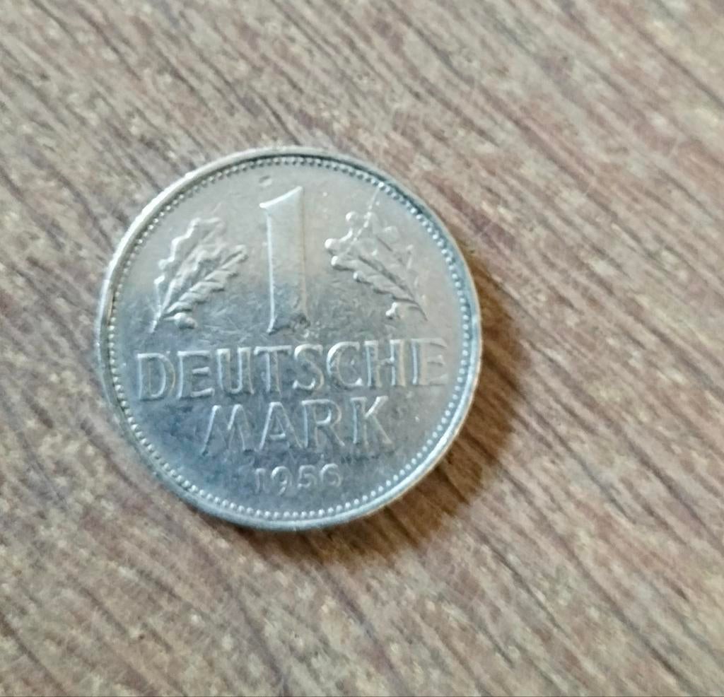 Deutsche 1 mark, Ophalen of Verzenden, Duitsland, Overige waardes, Zilver