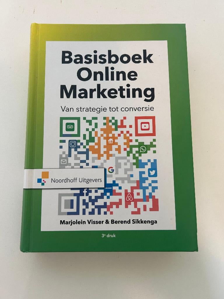 Basisboek Online Marketing, Ophalen, Zo goed als nieuw, Economie en Marketing, Noordhoff Uitgevers