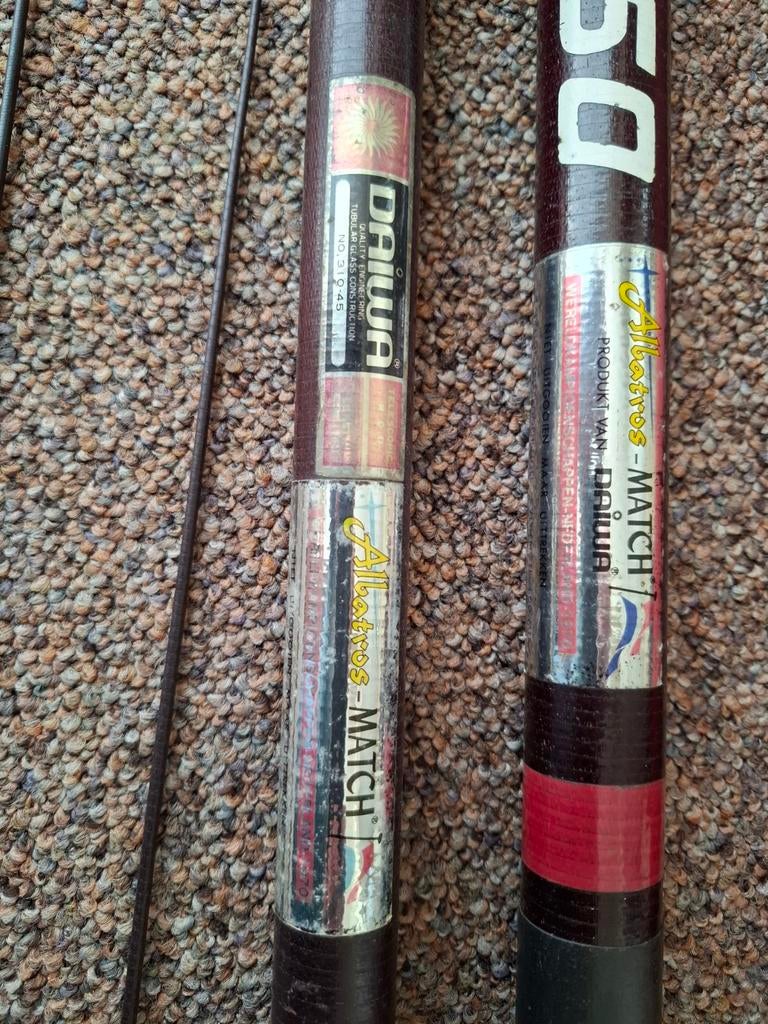 Daiwa en Garbolino vaste stokken, Watersport en Boten, Ophalen of Verzenden, Vaste hengel