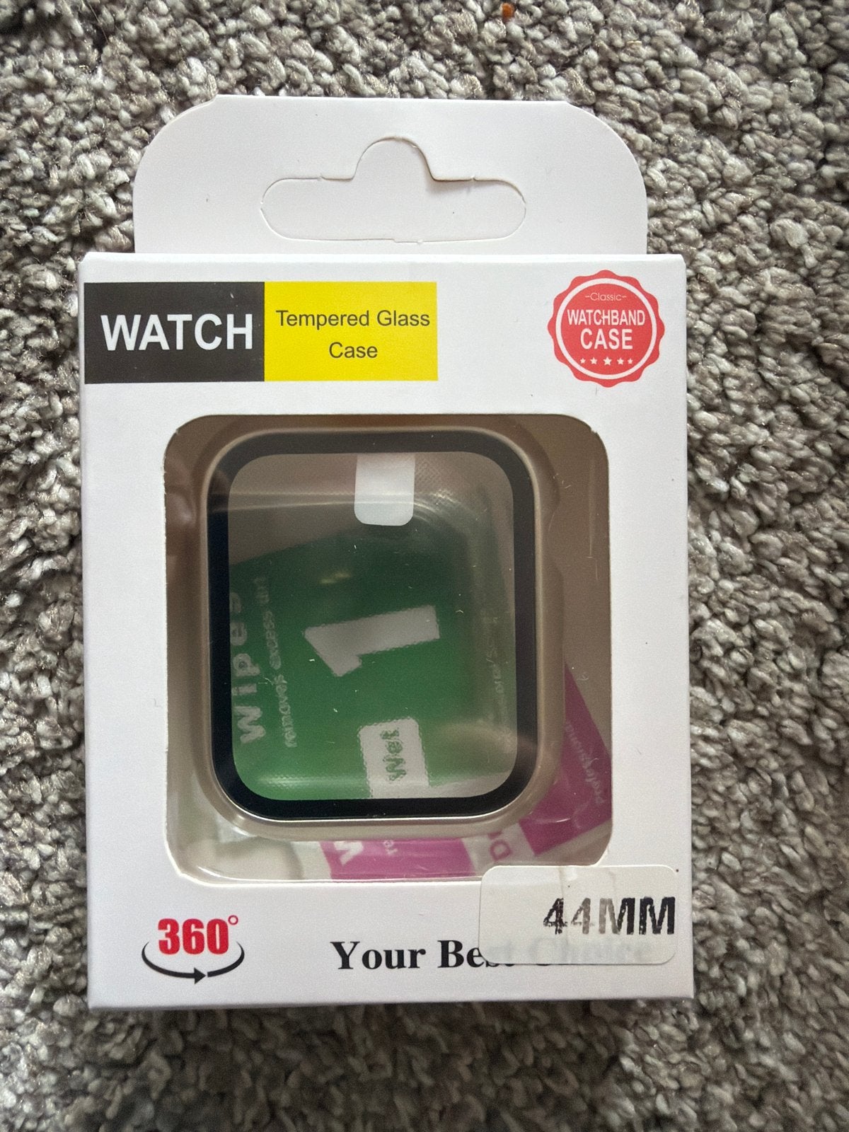 Apple watch - Gehard Glas Horlogekast 44MM, Sieraden, Tassen en Uiterlijk, Ophalen of Verzenden, Nieuw