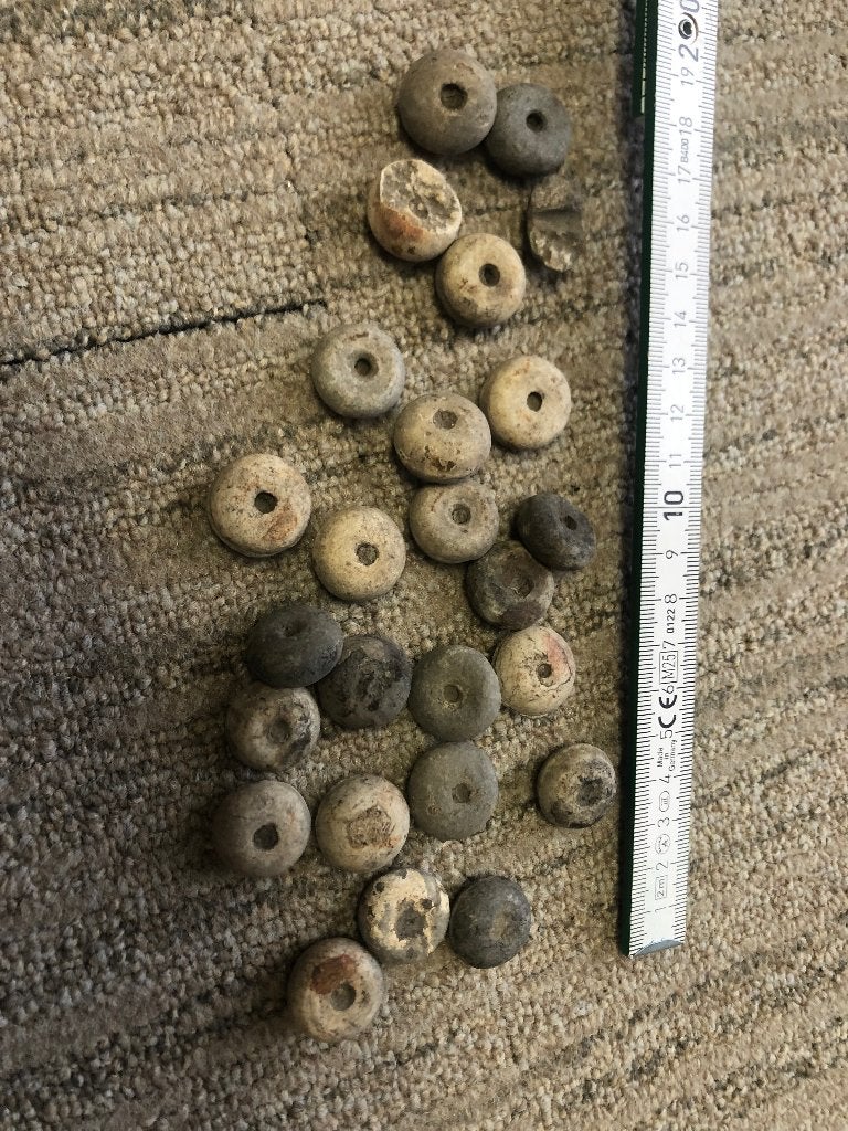Lot Duitse steelgranaat gewichtjes, Ophalen of Verzenden, Landmacht, Duitsland, Overige typen
