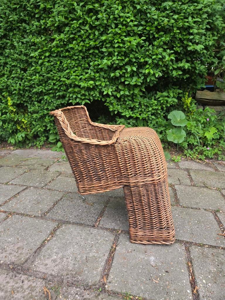 Fietsstoeltje rieten mand, Ophalen of Verzenden