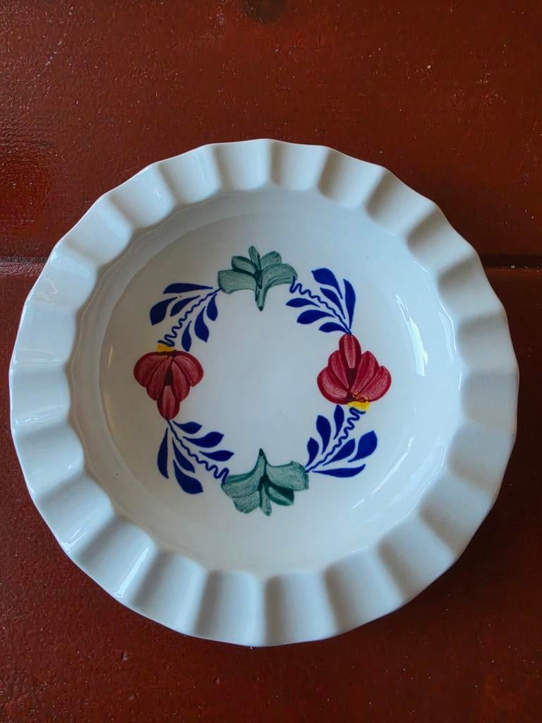 Boerenbont asbak - Handgeschilderd, Ophalen of Verzenden