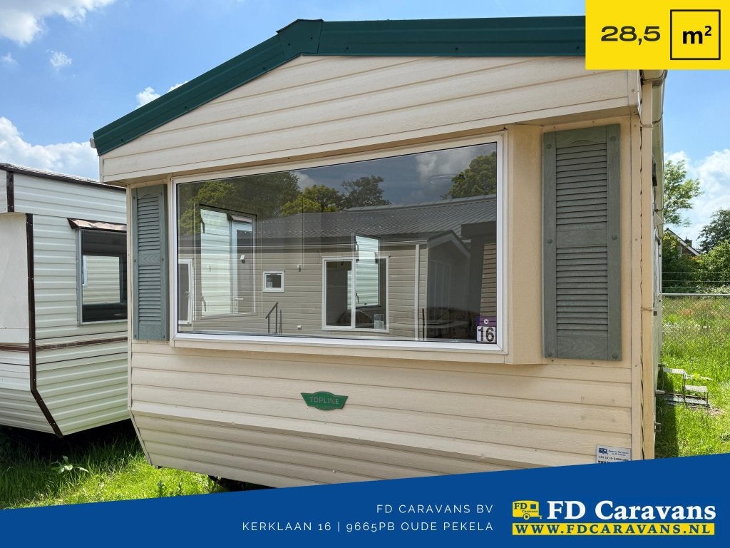 Topline 9.20x3.10 2 Slpk Incl. Transport, Caravans en Kamperen, Stacaravans, Tot en met 4
