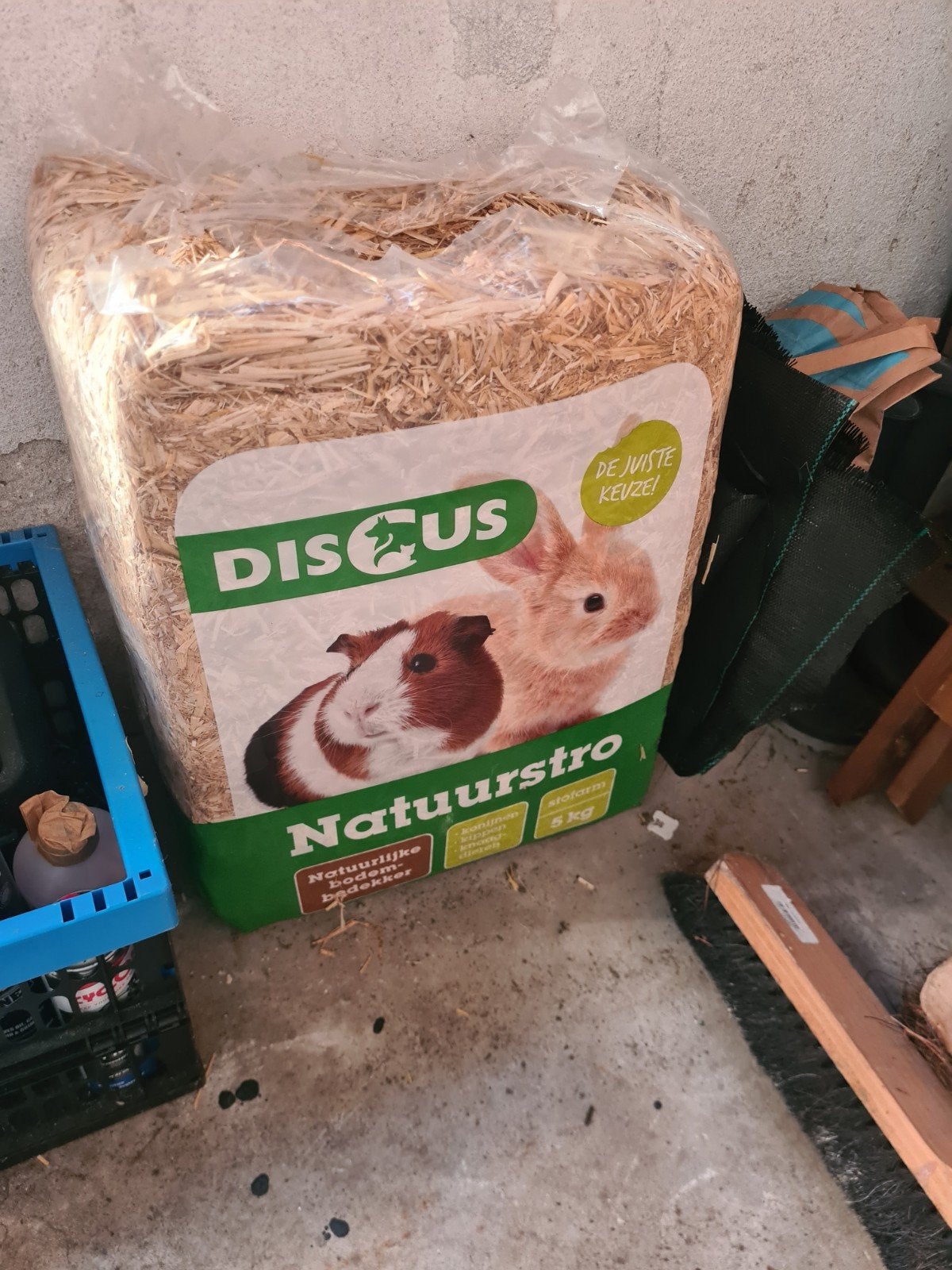gratis zak natuurstro, Dieren en Toebehoren, Ophalen, Gebruikt, Verzorging