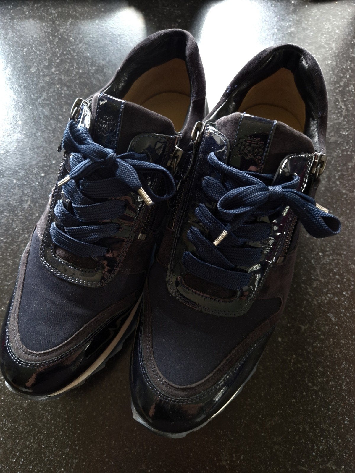 Hassia Premium Comfort Sneakers - Maat 7K (40.5), Hassia, Blauw, Ophalen of Verzenden, Sneakers of Gympen