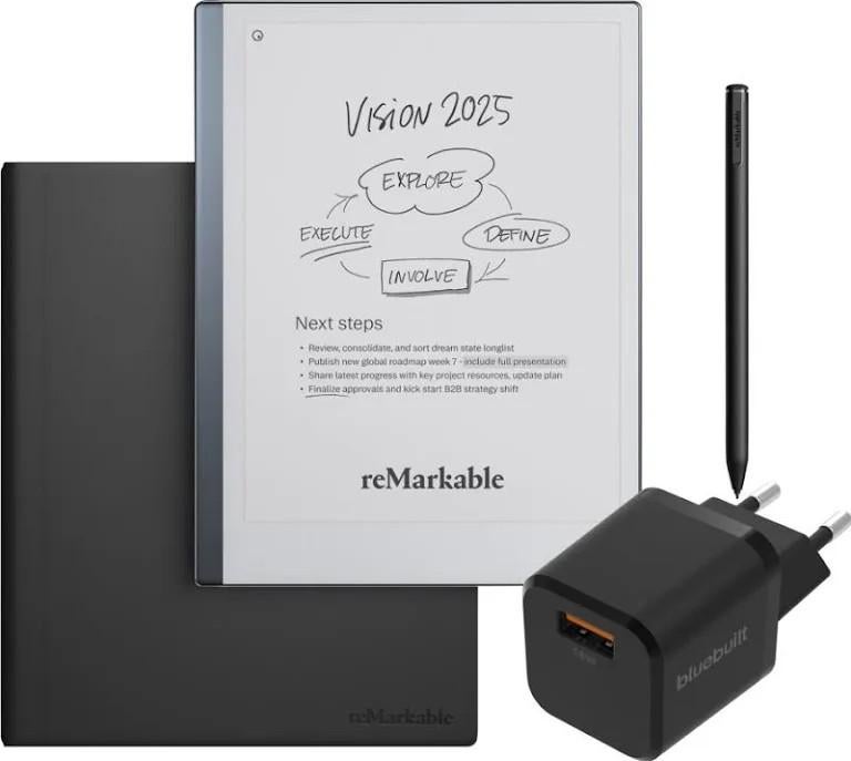 remarkable 2 + pro pen + leren hoes bruin, Ophalen of Verzenden, Touchscreen