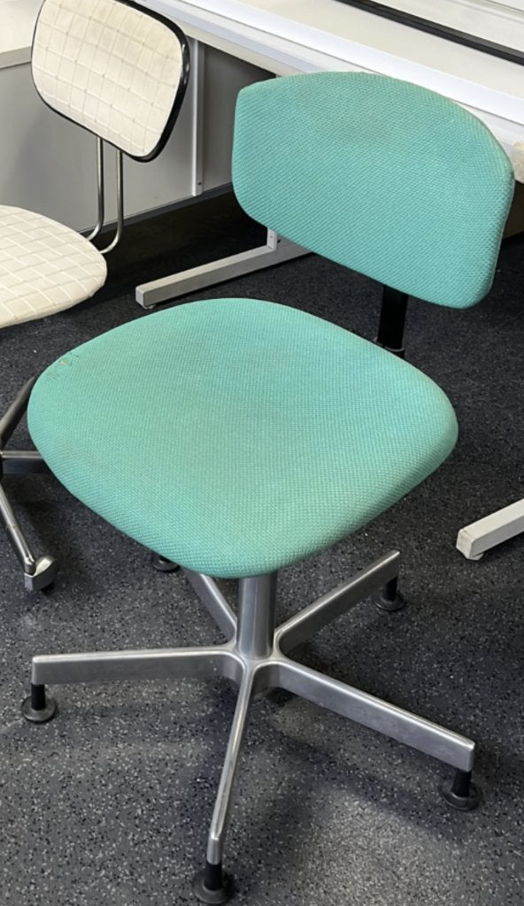 Turquoise bureaustoel, Huis en Inrichting, Bureaustoelen, Ophalen, Blauw, Bureaustoel