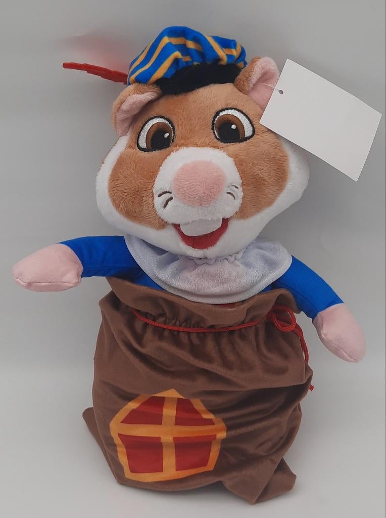 AH Hamster Piet in zak NIEUW!, Hamster, Nieuw, Ophalen of Verzenden, Middelgroot (20 tot 80 cm)