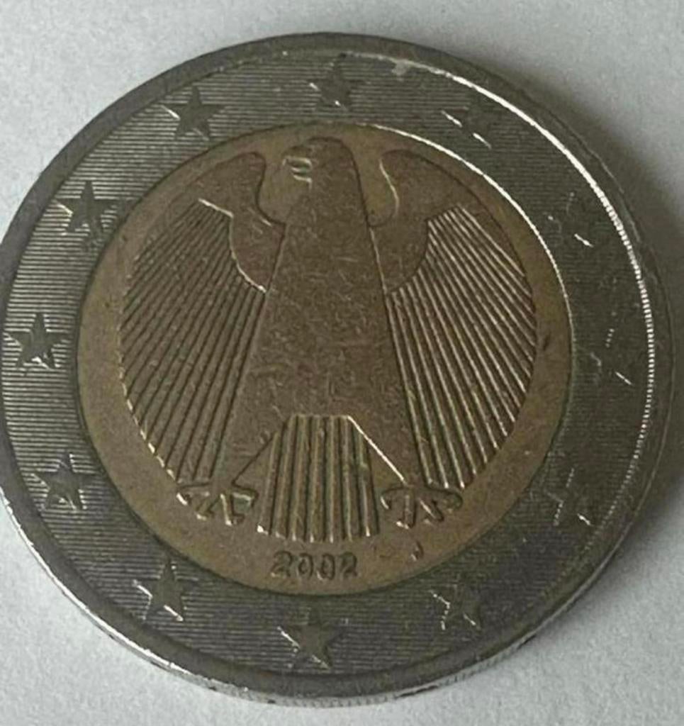 2 euro  munt 2002 met j meester teken, Postzegels en Munten, Munten | Europa | Euromunten, Ophalen of Verzenden, 2 euro, Losse munt