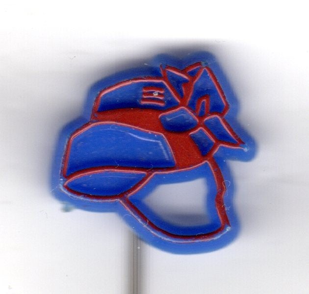 Speldje LEGER DES HEILS BLAUW RODE HOED (A4), Verzamelen, Ophalen of Verzenden, Gebruikt, Overige onderwerpen