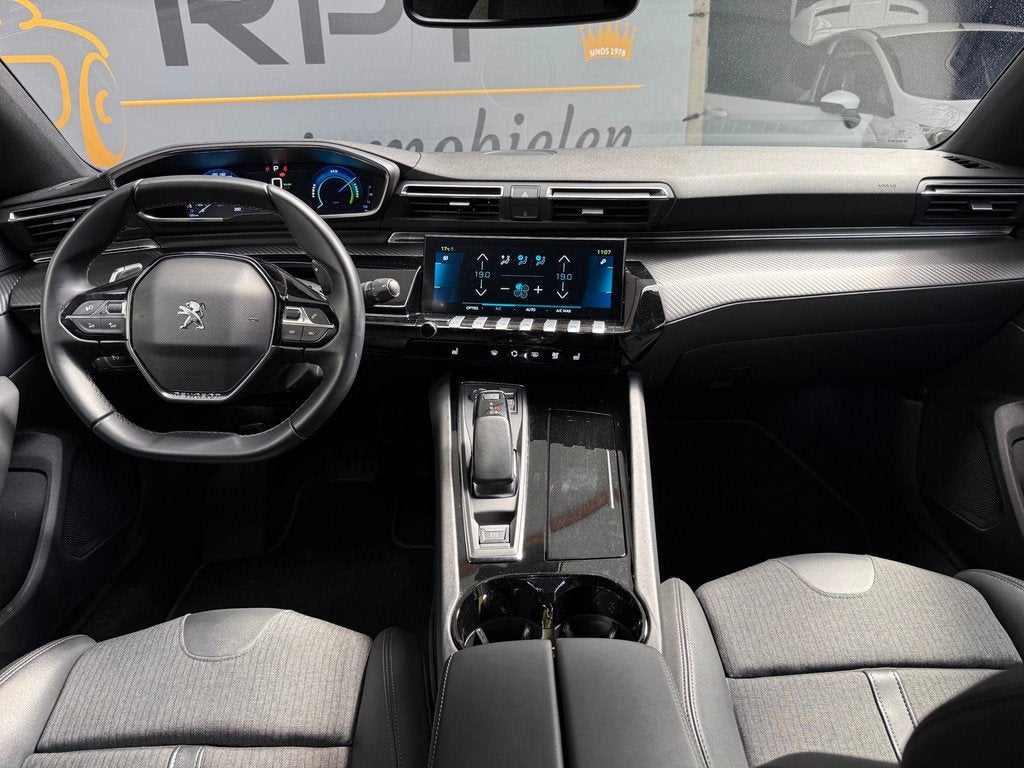 Peugeot 508 SW 1.6 HYbrid 225 Allure, Auto's, Peugeot, Gebruikt, Zwart, 4 cilinders, Blauw