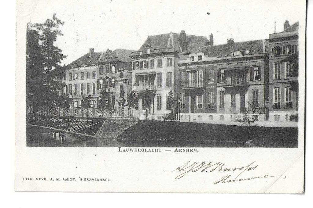 arnhem  lauwergracht  uitg amoit  1900, Verzenden, Voor 1920, Gelopen, Gelderland